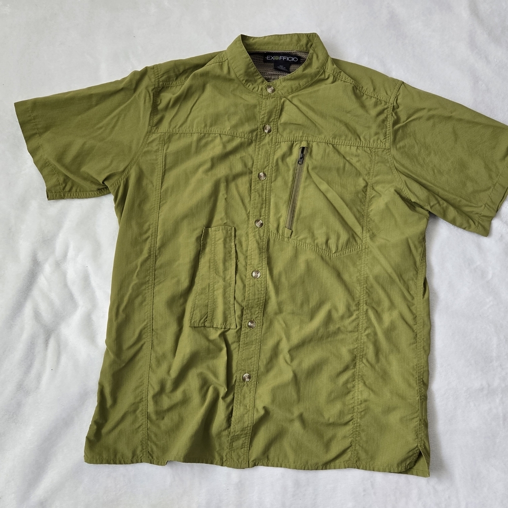 Exofficio Olive Green Short Sleeve Shirt